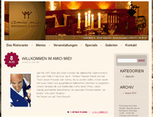 Tablet Screenshot of amici-miei.de
